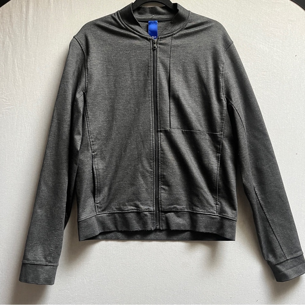 Kit & Ace Zip Jacket Sz M Cashmere Blend Stretch Athleisure